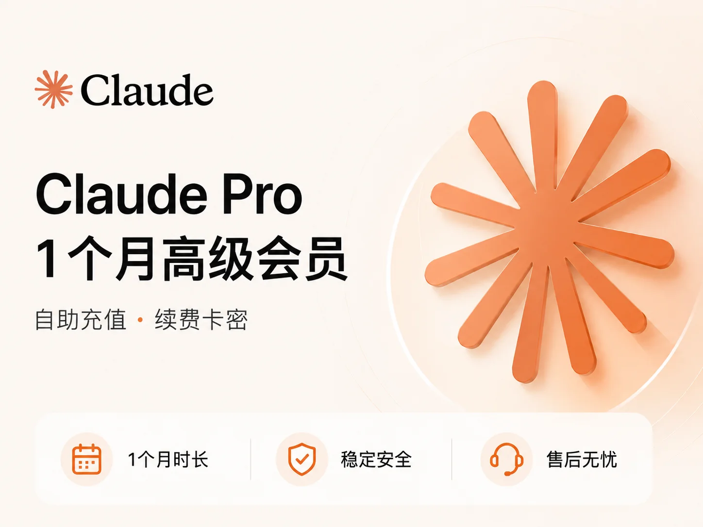 Claude Pro会员订阅 - AI高级会员开通服务